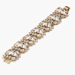 J. Crew Stunning Glass Bead Cluster Bracelet NWT